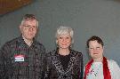 Paul King, Jane Pepino, Catherine Nasmith at break